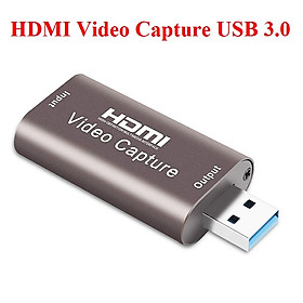 Mua HDMI Video Capture USB 3.0 ghi chương trình vào Máy tính