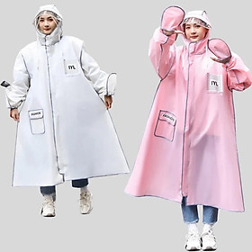  Áo Mưa Thời Trang Gấu Nice - Áo Mưa 1 Người Đi Xe Máy Đi Xe Đạp