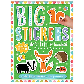 Hình ảnh sách Big Stickers For Little Hands Woodland Friends