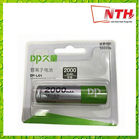 Mua VỈ PIN SẠC DP-LI01 2000 MAH ( 18650 3.7V ) HÀNG CHUẨN CAO CẤP ( SD 5H LIÊN TỤC ) -NTH