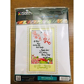 Mua Tranh thêu chữ thập Hạnh Phúc 48x71cm