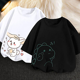 Áo in hình chú thỏ siêu dễ thương áo thun nữ ngắn tay mùa hè