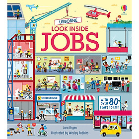 Sách Usborne Look Inside Jobs