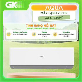 Mua AQA-R24PC - MÁY LẠNH AQUA 2.5 HP AQA-R24PC - Hàng Chính Hãng - Chỉ Giao Hồ Chí Minh