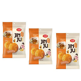 Combo 3 bánh gạo Jinju Gold hương vị Ganjang mật ong