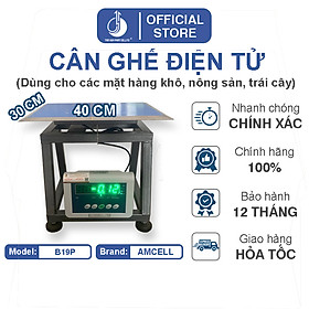 Mua Cân Ghế Điện Tử B19P - Mặt Bàn Cân 300X400MM