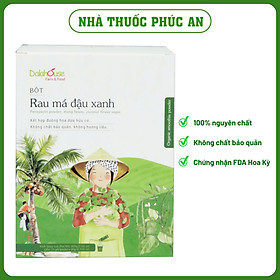 Bột rau má đậu xanh kết hợp đường hoa dừa Dalahouse - 100% nguyên chất, không chất bảo quản