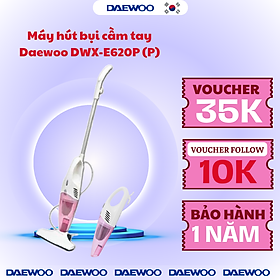 Máy hút bụi cầm tay Daewoo DWX-E620P (P) (600W) - Hàng chính hãng