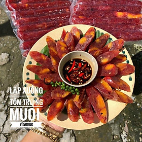 Lạp xưởng tôm trứng muối bịch 500g