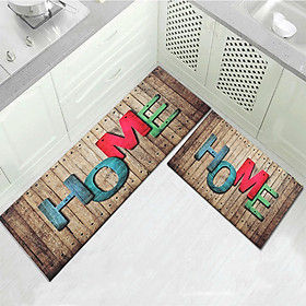 1/2PCS Kitchen Floor Carpet Area Rug Non-Slip Bathroom Absorbent Doormat Pad Mat