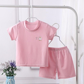 MH05 Bộ quần áo cộc tay Lụa băng nhẹ và thoáng khí cho bé