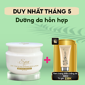 Dưỡng Thể Trắng Da Nâng Tông Body Dành Cho Da Hỗn Hợp SPA PRO (150g)