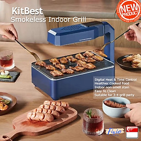 Mua Lò nướng điện không khói trong nhà  thưởng thức BBQ phong cách Hàn Quốc 850W