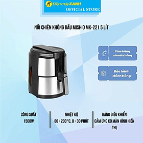 Mua Nồi chiên không dầu Mishio MK-221 5 lít - Hàng Chính Hãng
