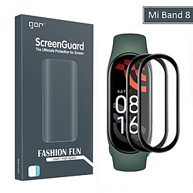Mua Dán màn hình 3D GOR cho Đồng Hồ Xiaomi Miband 7 / Xiaomi Smart Band 7 Pro/ Miband 8/ Mi band 9/ Mi band 10/ Miband 6 (Bộ 2 Miếng) - Hàng Chính Hãng