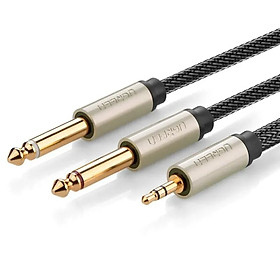 Mua Cáp âm thanh 2 đầu 6.5mm dương sang 3.5mm dương cao cấp Ugreen 126CC40792AV 2M Màu Đen hàng chính hãng