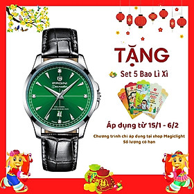 Đồng Hồ Nam Đẳng Cấp Chính Hãng PAGINI - PA015588G Dây Da Cao Cấp – Mặt Kính Cứng Chống Chầy Xước - Chống Nước 3ATM - Phong Cách, Trẻ Trung, Năng Động