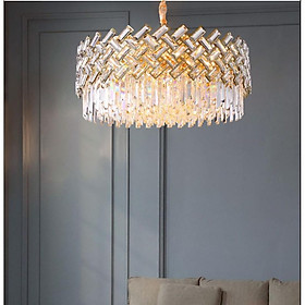 Đèn thả chùm pha lê FABAN hiện đại, sang trọng ánh sáng trung tính trang trí nội thất cao cấp