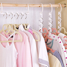 Mua Bộ 8 Móc treo quần áo nhiều tầng tiết kiệm không gian