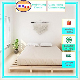 Giường Pallet Gỗ Thông Cao 10cm Nhiều Kích Thước