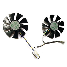 NEW 2PCS 85MM GA91S2H 4PIN DC 12V 0.35A GTX1060 GPU Fan For GeForce GTX 1060 AMP Edition GTX 1070 Mini Graphics Card Fans