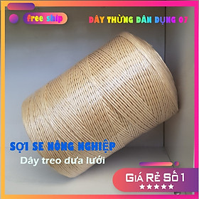 DÂY TREO DƯA LƯỚI, DÂY TREO CÀ CHUA, SỢI SE NÔNG NGHIỆP (cuộn 1kg)