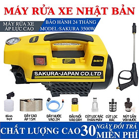 Máy rửa xe áp lực cao sakura- Chính hãng