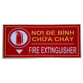 Mua Bảng hiệu NƠI ĐỂ BÌNH CHỮA CHÁY - Chất liệu Mica