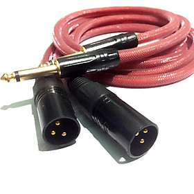 Mua Dây canon đực ra 6 ly  02 dây dài 1m  Jack canon Neutrik