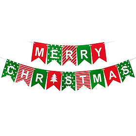Mua Dây cờ giáng sinh  Dây Treo Chữ MERRY CHRISTMAS trang trí giáng sinh noel size L 15*12cm