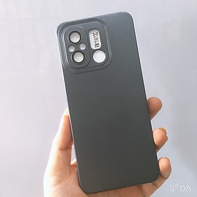 Ốp lưng dành cho Xiaomi Redmi 12C TPU màu nhám chống vân tay, viền vuông sang trọng