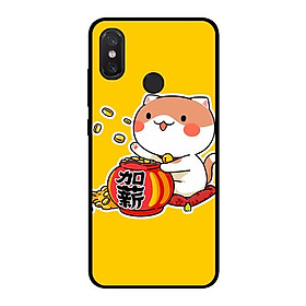 Ốp lưng cho Xiaomi Redmi Note 6 Pro MÈO 86 - Hàng chính hãng