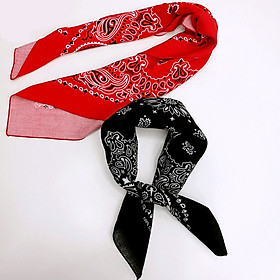 Khăn bandana vuông đa năng chất dày đẹp size 60x60cm