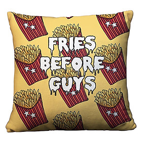 Gối vuông Fries before guys - GVTE135