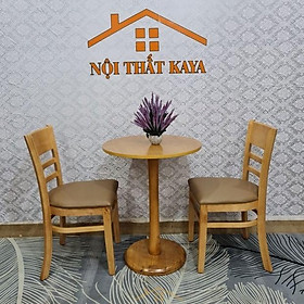 Mua Bộ bàn tròn 60cm 2 ghế Cabin chân trụ Mặt bàn HDF nhập khẩu Malaysia