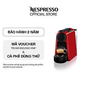 Máy pha cà phê Nespresso Essenza Mini Đỏ - Hàng chính hãng
