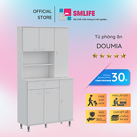 Mua Tủ nhà bếp bằng gỗ thiết kế đơn giản SMLIFE Doumia