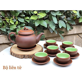 Mua Ấm tử sa  ấm trà tử sa tổng hợp (1 ấm  6 chén  7 đĩa) 2021