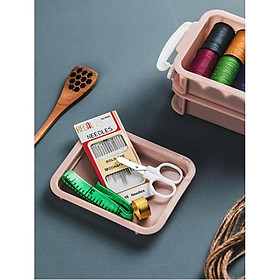 Mua Hộp kim chỉ 1 tầng 27 món tiện dụng