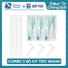 SIÊU TIẾT KIỆM - Combo 3 Kit test nhanh Covid