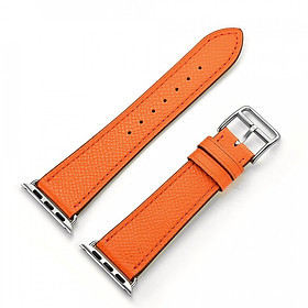 Dây đeo thay thế cho Apple Watch kiểu dáng da cao cấp_38mm _ Cam