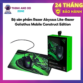 Bộ sản phẩm Razer Abyssus Lite-Razer Goliathus Mobile Construct Edition_RZ83-02730100-B3M1-HÀNG CHÍNH HÃNG