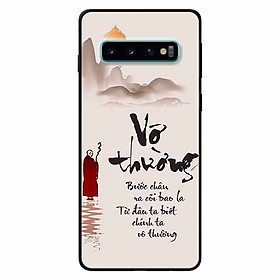 Ốp lưng in cho Samsung S10 Plus Mẫu Vô Thường Bước Chân