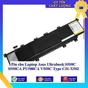 Pin cho Laptop Asus Ultrabook S500C S500CA PU500CA V500C Type C31-X502 - Hàng Nhập Khẩu New Seal