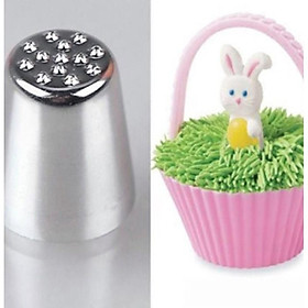 Đuôi bắt kem Lớn - hình cỏ - inox đúc trang trí bánh kem - muffin - trang trí đồ uống - DUICO01