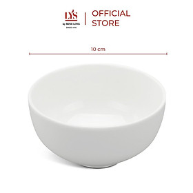 Chén cơm Minh Long Gourmet Ly's 10cm màu trắng ngà siêu cứng