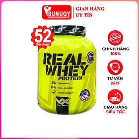 Sữa tăng cơ cao cấp Real Whey Protein của VitaXtrong hộp 5lbs hỗ trợ tăng cơ giảm mỡ cho người tập gym