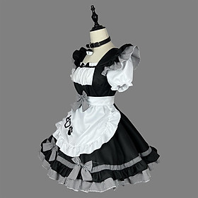 Maid Costume Apron Cosplay Maid Dresses Waitress for Stage Halloween