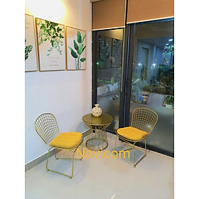 Mua Bộ bàn ghế sân vườn ( phiên bản màu vàng)