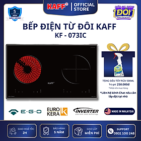 Mua Bếp âm từ hồng ngoại đôi nhập khẩu Malaysia KAFF KF-073IC - Hàng chính hãng